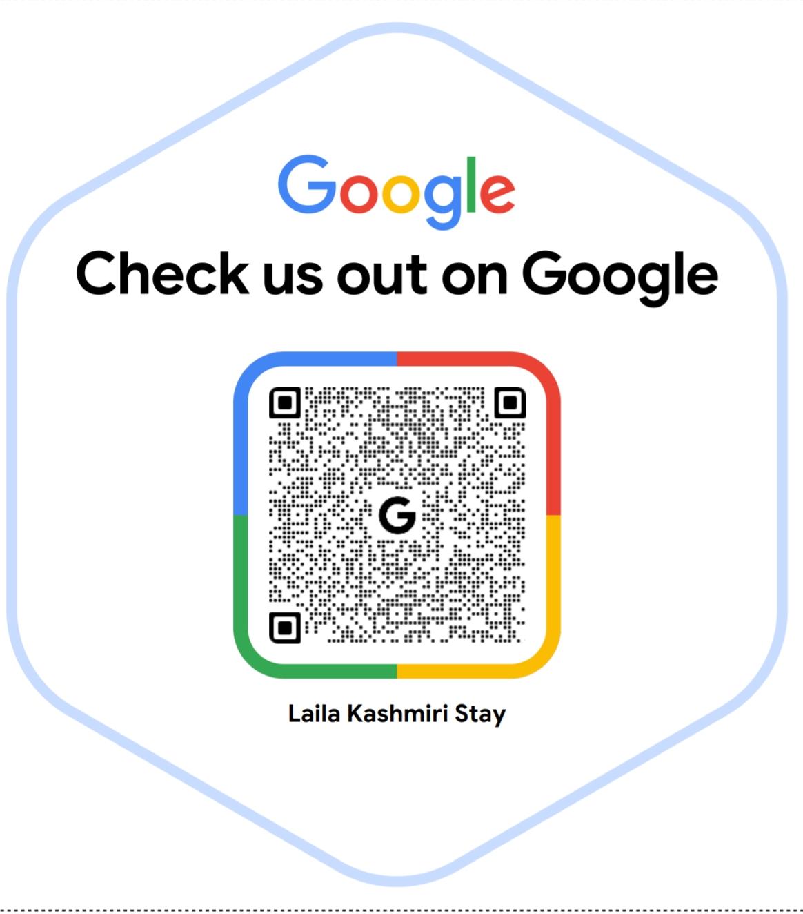 Scan QR to review Laila Kashmiri Stay on Google